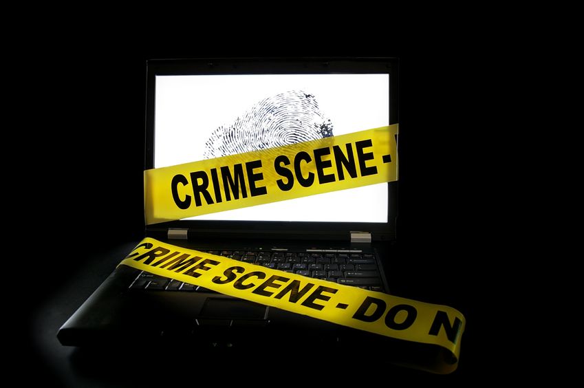 crime scene laptop