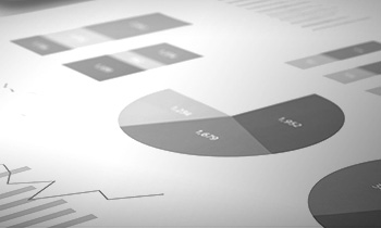 pie chart on piece of paper