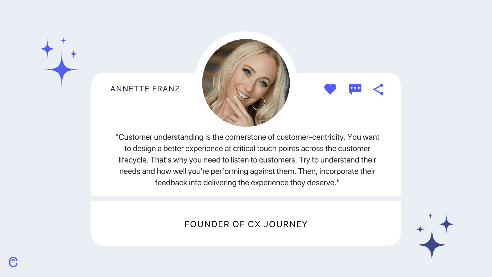 Annette Franz, founder of CX Journey