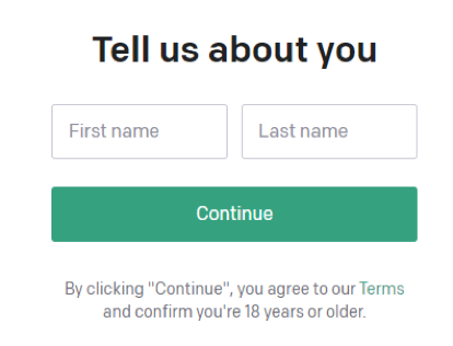 ChatGPT sign up