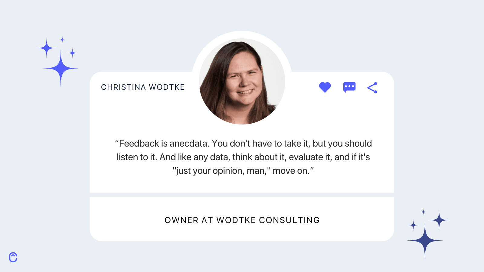 Christina Wodtke, owner at Wodtke Consulting