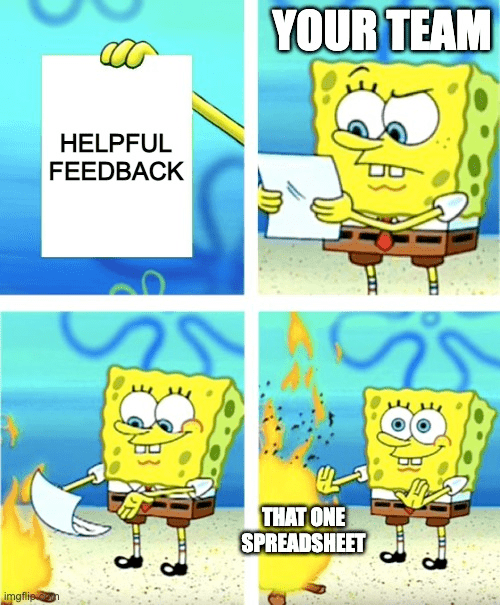 Customer feedback meme