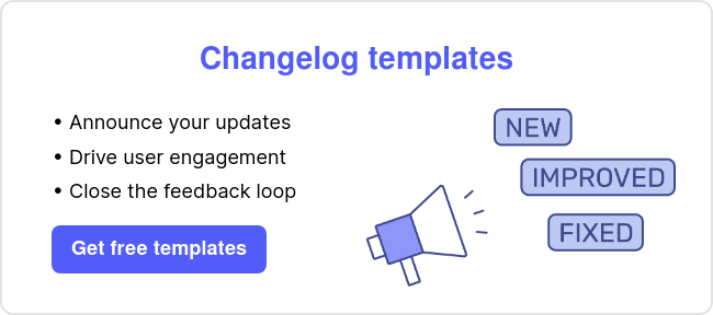 Changelog templates