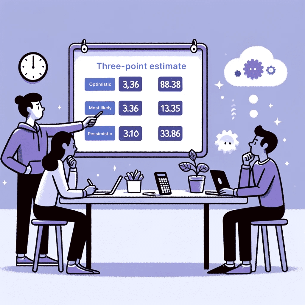 Three-point estimate technique in Agile sprint planning