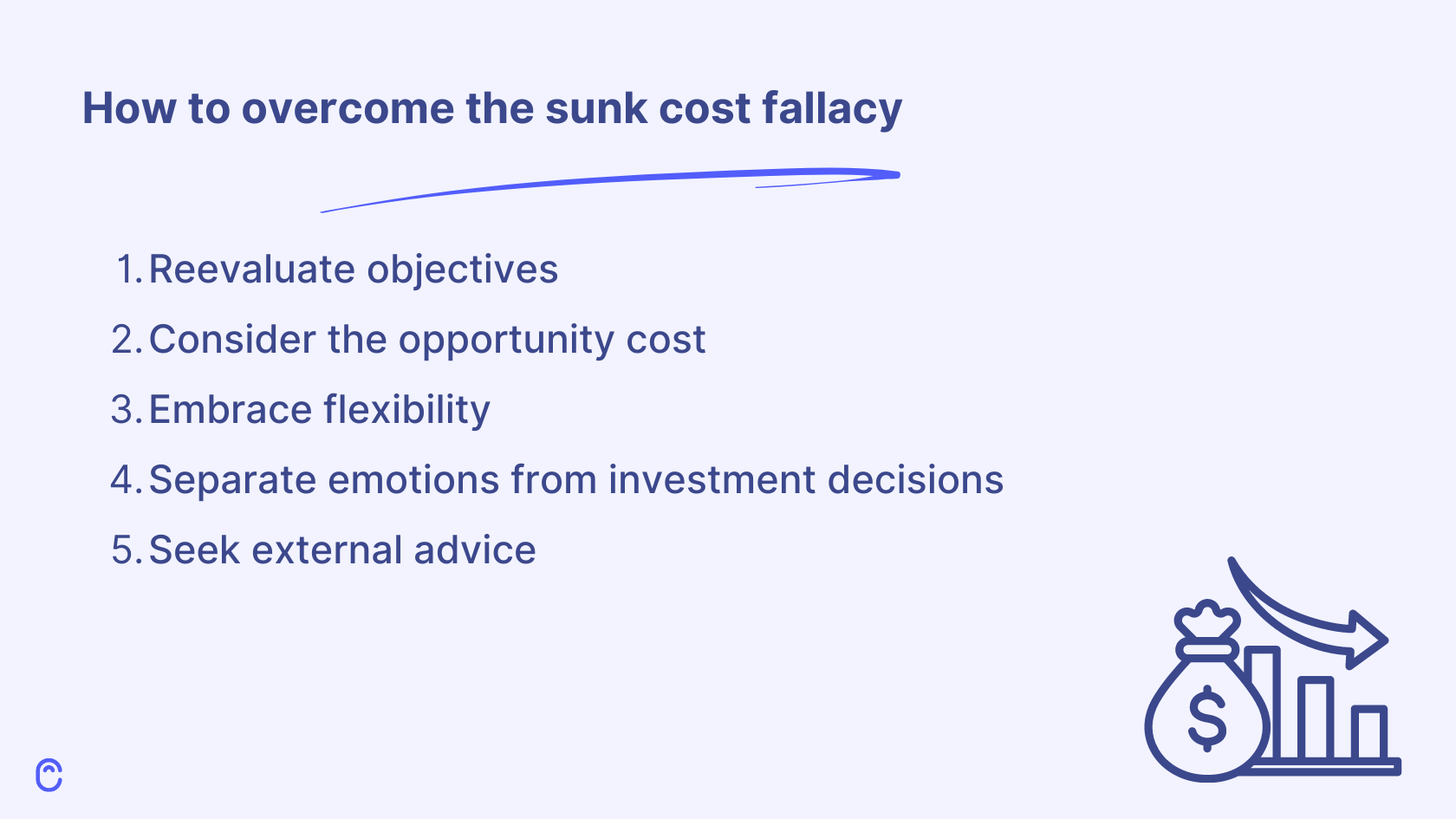 How to overcome sunk cost fallacy